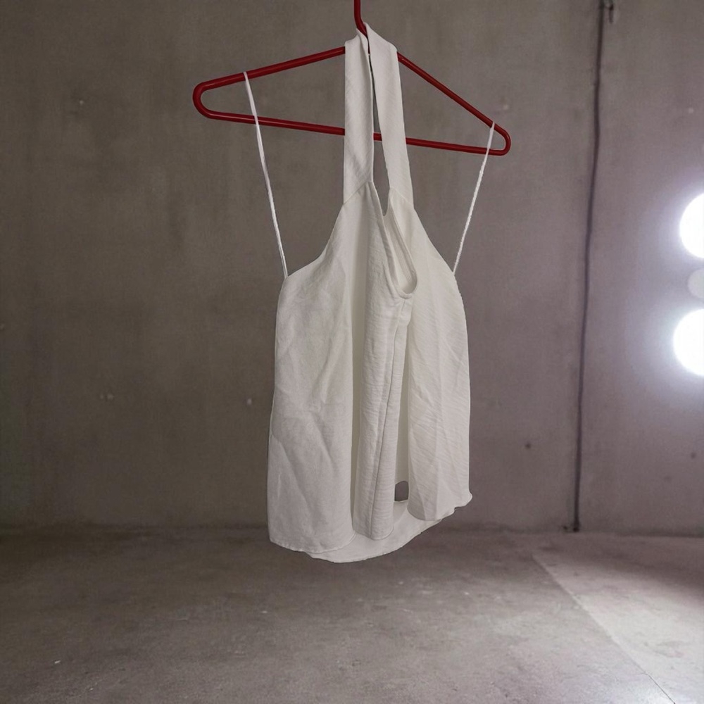 Express White Halter Top